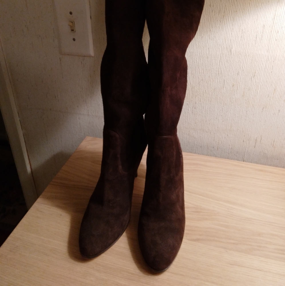 Cole Haan Women's Brown Suede Boots sz8